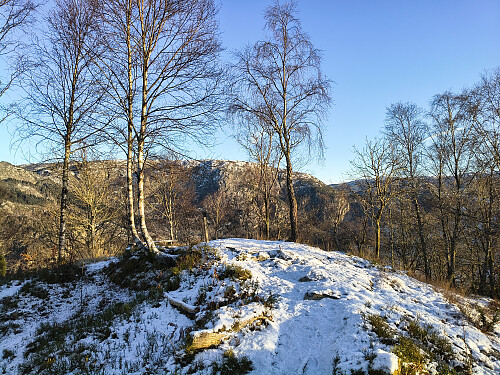 Toppen av Hjelmen, 206 moh.