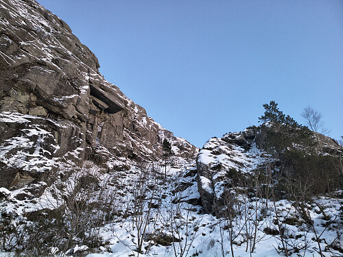 Gudbedredalen den opphavelege vegen opp fjellet før Glommeskar vart teken i bruk.
