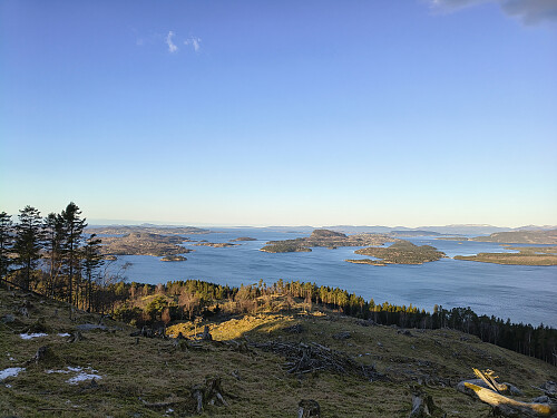 Utsyn mot ryfylkeøyene.