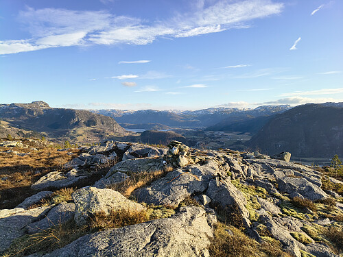 Toppen av Heståsen, 342 moh.