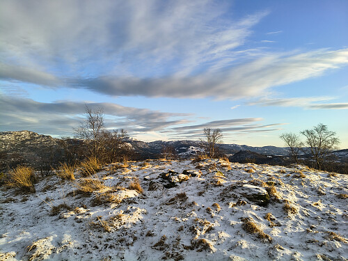 Toppen av Alvaberget, 150 moh.