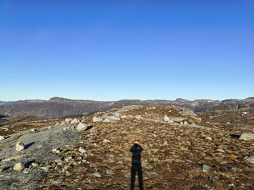 Toppen av Lakkaknuden, 618 moh.