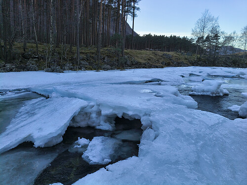 Ei frossen bru, eg gjekk over.