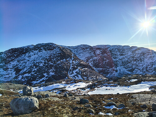 Mot Igglandsklubbafjellet.