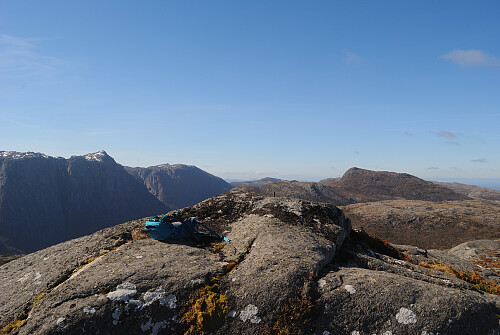 Toppen av Almåsen, 594.4 moh. 