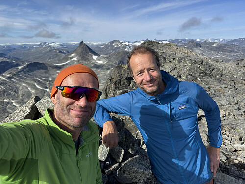 Fornøyde på toppen
