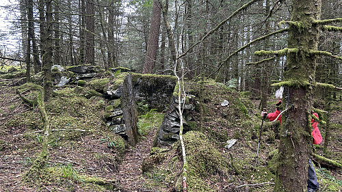 Mulig skytestilling 170 m nord for Gjelet