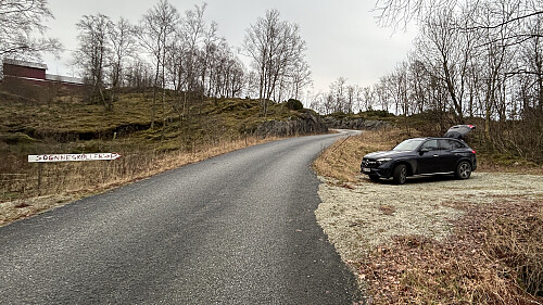 Parkering på Sågneskollen turparkering