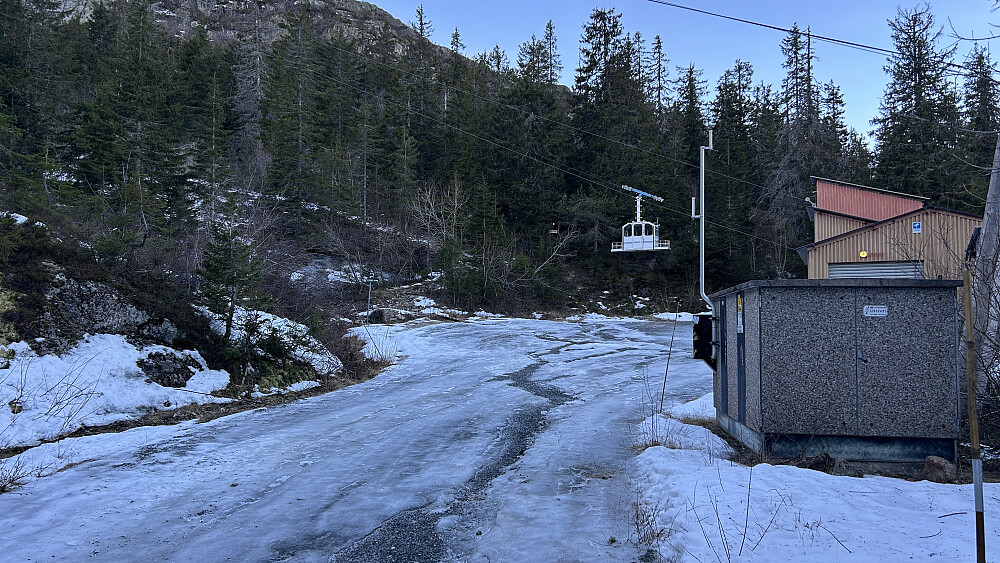 Speilglatt flate ved stistart!