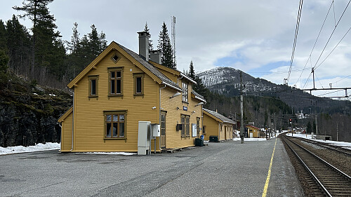 Reimegrend stasjon. Foto mot øst.