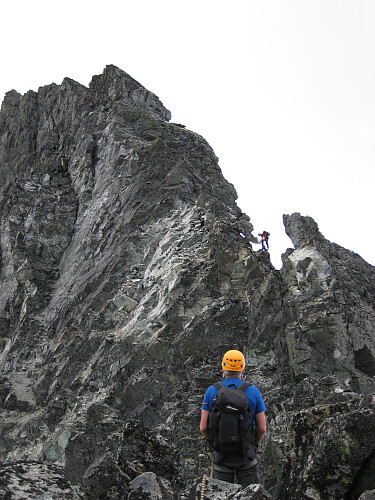 Ryggen opp mot Store Soleibotntind fra Nørdre