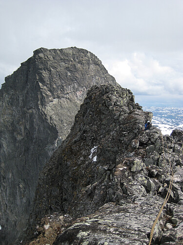 Soleibotnentinden S3 og veststupet på Store Ringstind