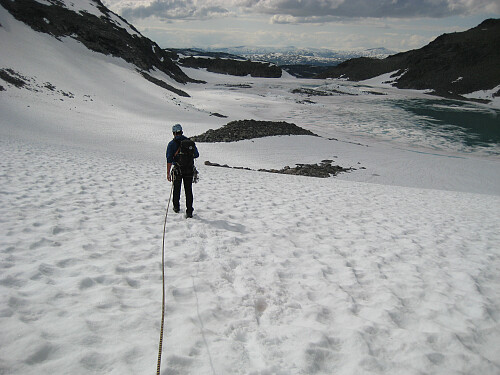 Nede på Berdalsbreen