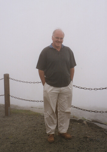 Tåke og ingen utsikt. Må tilbake hit engang med bedre vær!