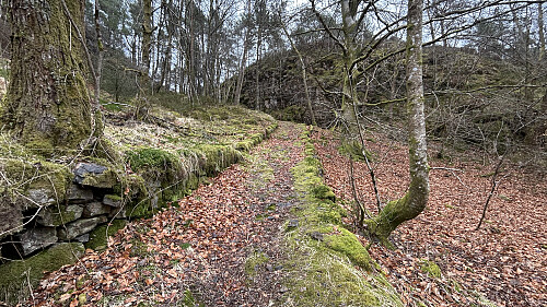 Kjerrevei oppover mot Stordalen