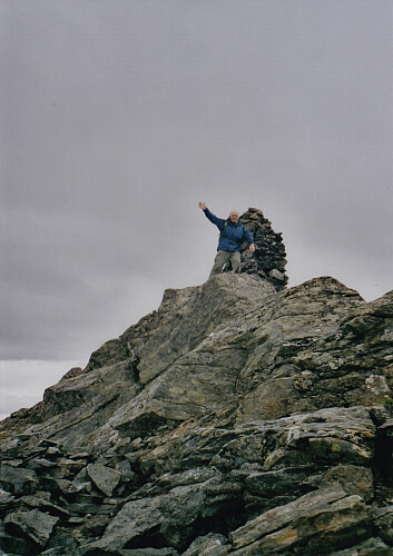 Astrid tok bilde av meg på toppen!