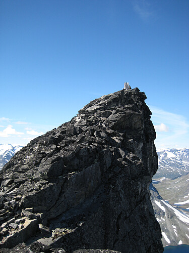 Snart oppe på toppen ....