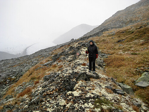 Retur fra Storbreahøe i bedre vær