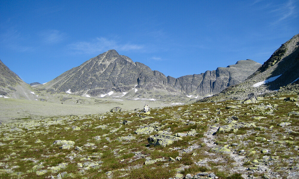 Utsikt mot Storsmeden fra Kaldbekkbotn