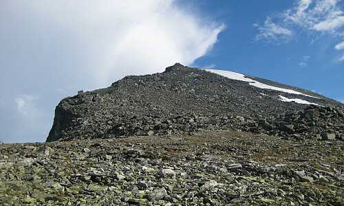 Tilbakeblikk fra returen ned nordryggen
