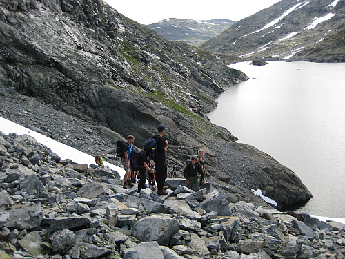 Her har vi akkurat kommet opp Morka-Koldedal passsjen