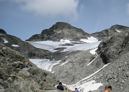 Stølsnostinden kommer til syne