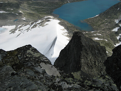 Stup ned mot Falkungen og 1291 vannet