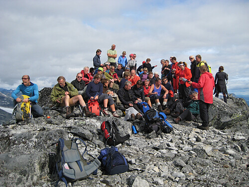 Luster turlag på Falketind. Godt jobbet!