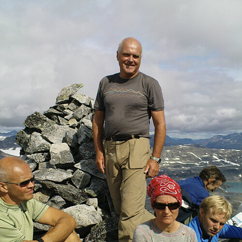 knutsverre for første gang på Falketind
