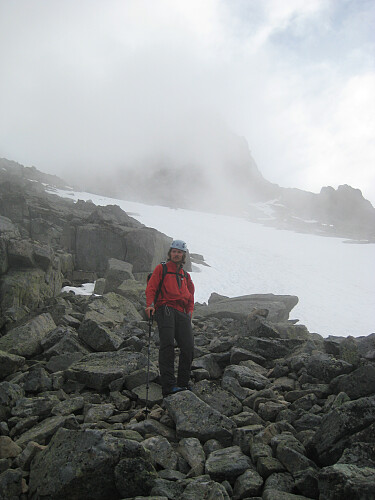 Her er vi på vei oppover mot Svaene