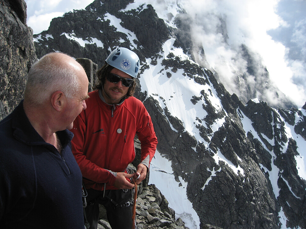 En prat med Sverre før galleriene