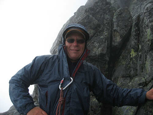 Leif klar for rappell ...