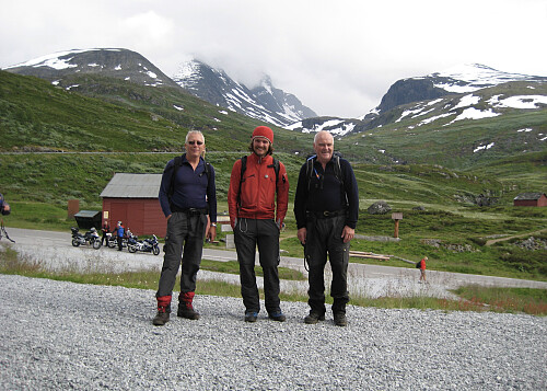 Trygt nede igjen på Turtagrø etter en flott tur!                           