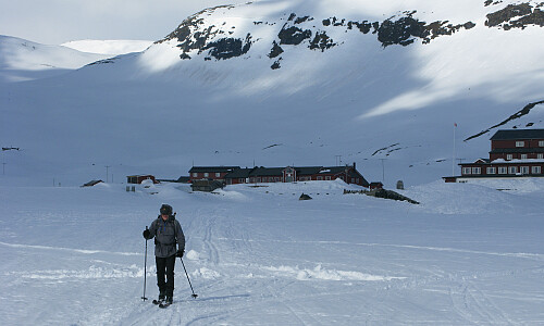 Start fra Fondsbu i lettskyet, fint vær. Foto Arne