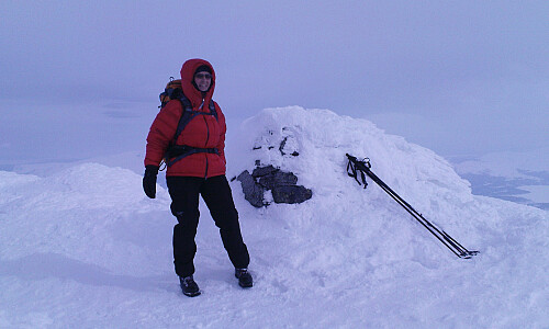 Astrid på Nautgardstinden