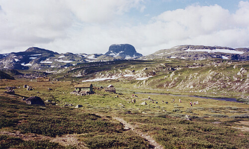 Hårteigen fra Viersdalen nær vadested over elven