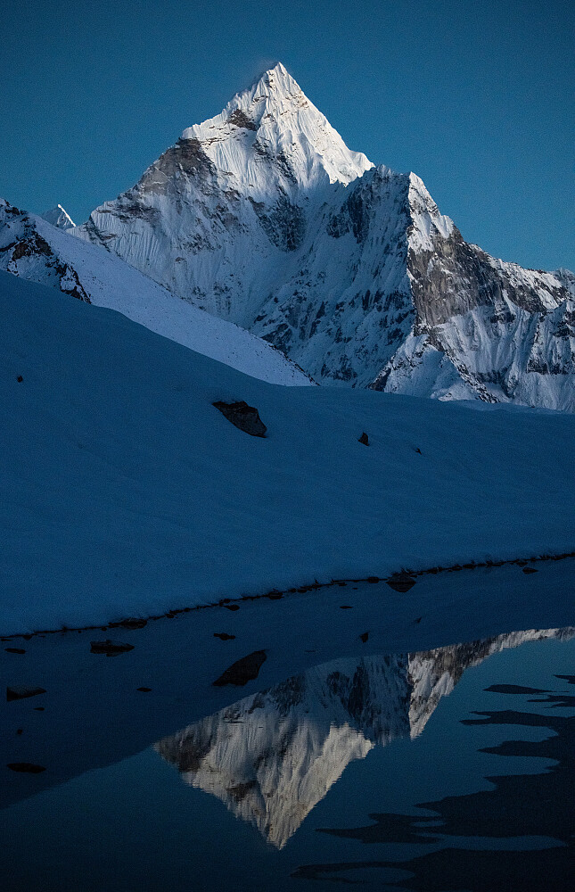 Ama sett fra Lobuche Base Camp