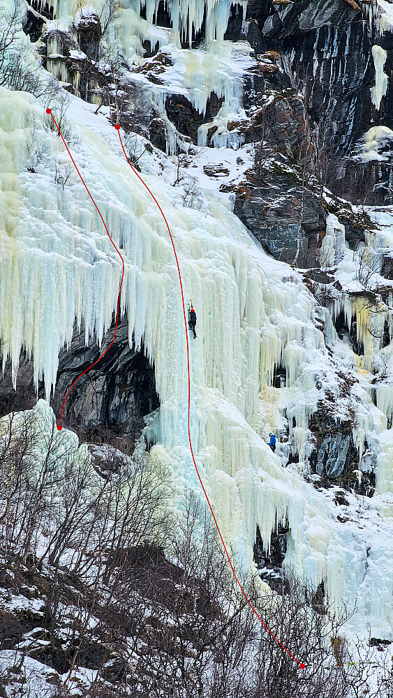 Nye sko i hula, Skjørtet ved siden av
