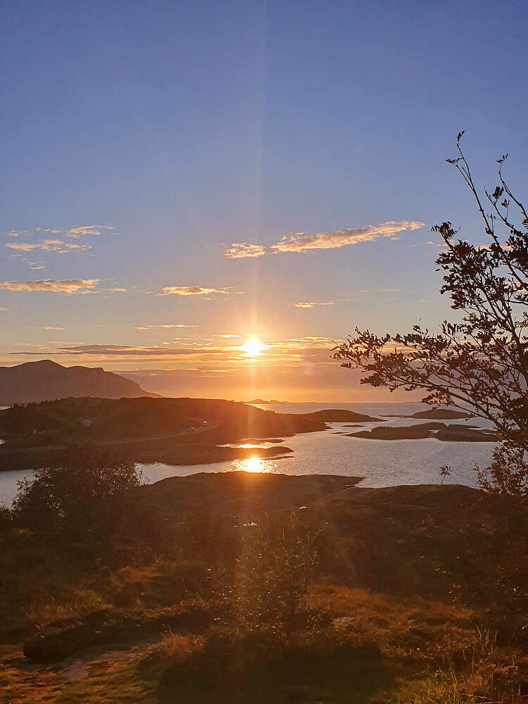 Solnedgang på Geitøya nord 