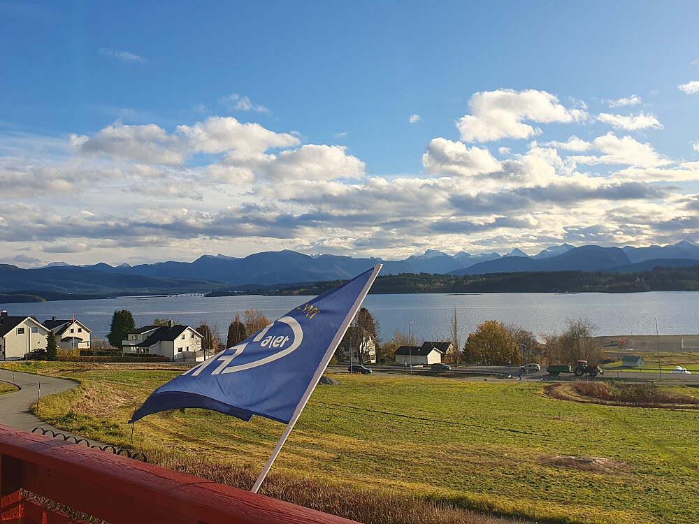Moldeflagget vaier etter den morsomme kampen mot Rosenborg i går :-) (4-2) 