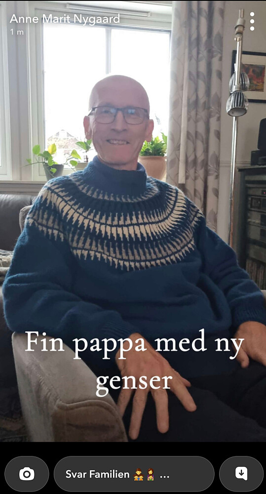 Ny ullgenser fra min flinke strikkefrue :-)