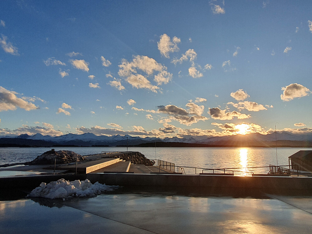 Solnedgang på Sjøfronten 
