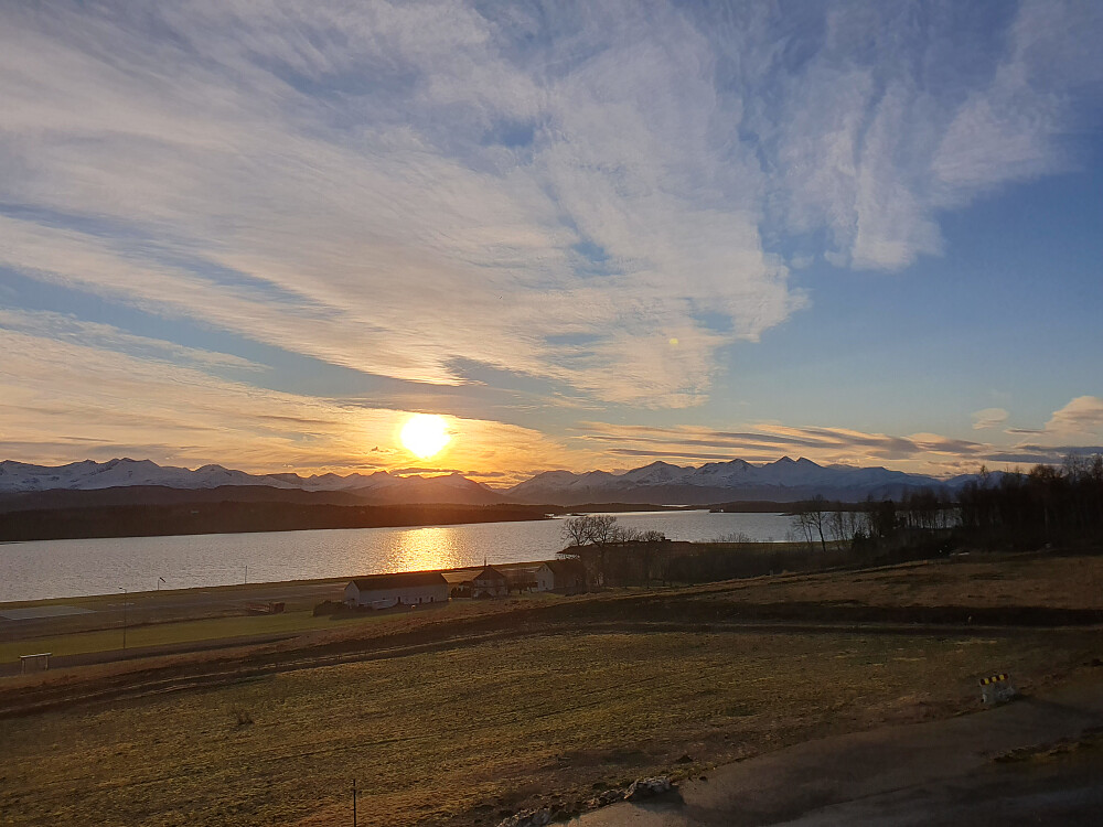 Myrvegen før avreise til Skaret 