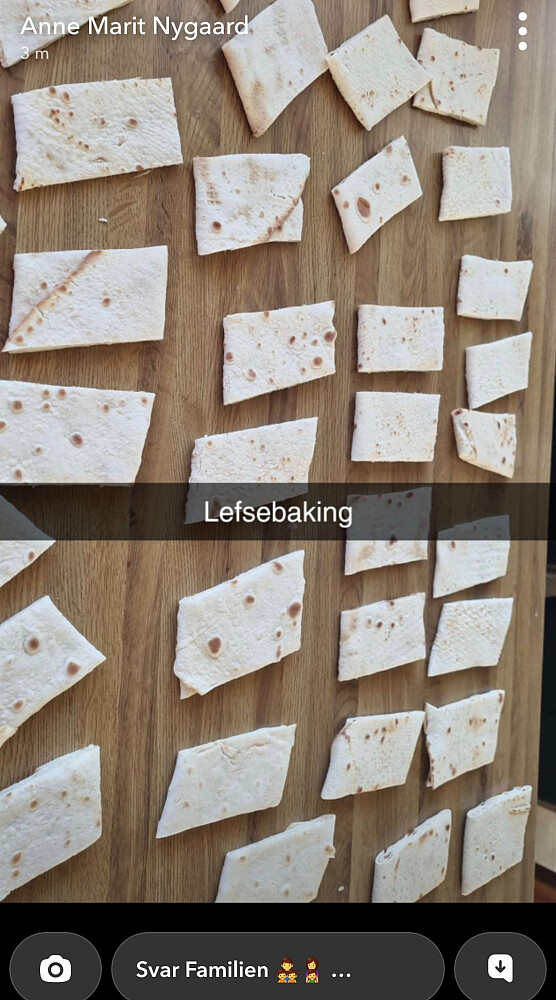 Hjem til deilige "det de kaller tynnlefse her i Romsdal" 