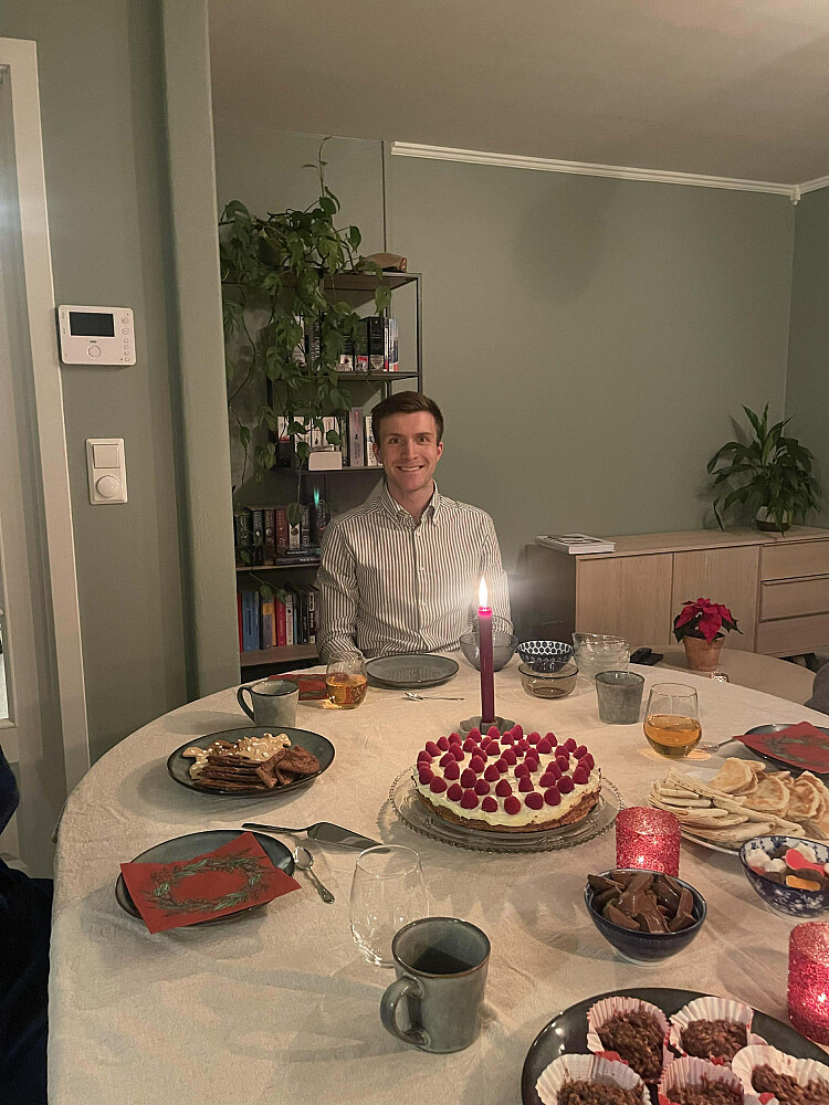 Gebursdagsselskap hos Arne :-) 