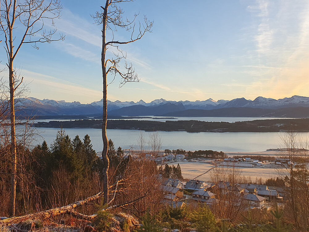 Utsikt fra Årøhaugen 