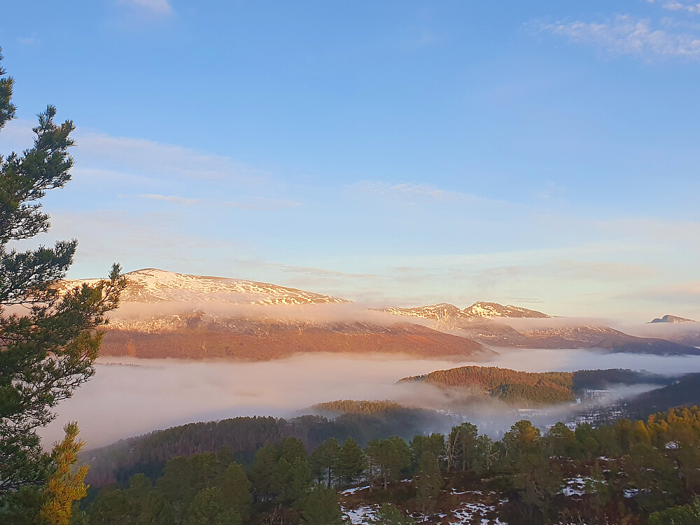Tåke også i Kordalen/Skaret 