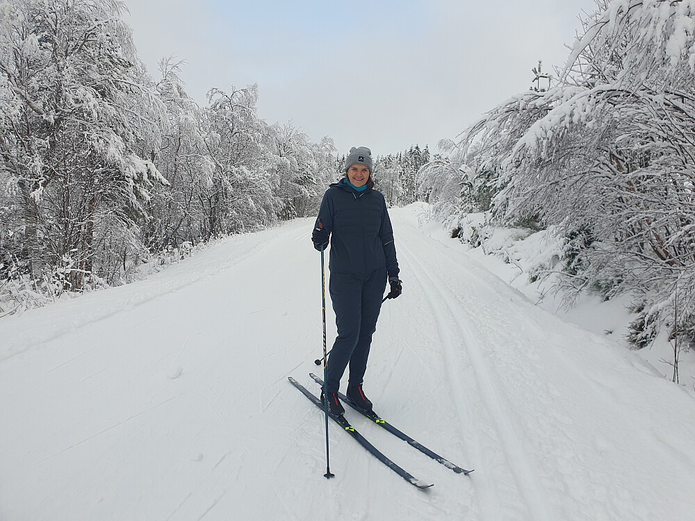 20 cm nysnø siden i går, deilig :-) 