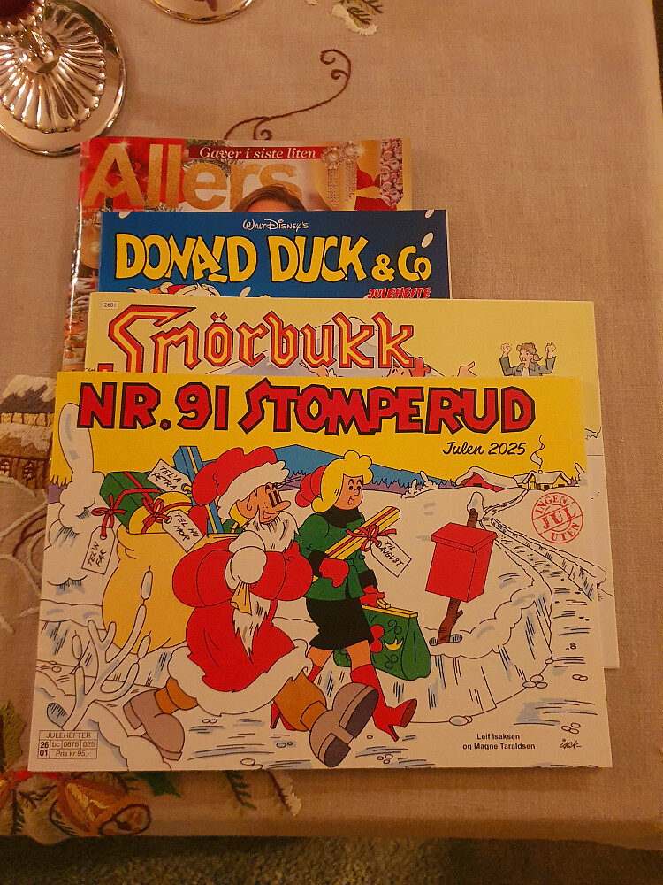 På tide å bli ferdig med årets julelektyre :-) 