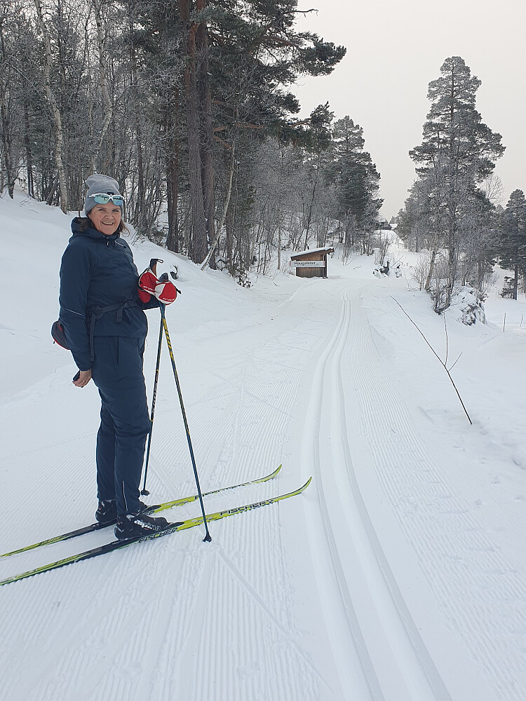 Morkenrunden - mot Lysbakken gapahuk 